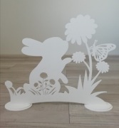 Stojąca ozdoba wielkanocna króliczek wielkanocny dekoracja okienna 