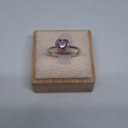 Piękny pierścionek srebrny z cyrkoniami S925 Apart By Dziubeka Yes