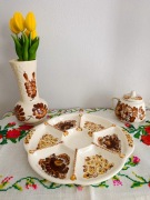 Patera Ceramika KOŁO Vintage PRL – Ręcznie Malowana