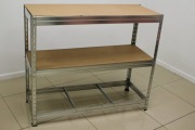 Regał metalowy magazynowy 121x104x46 cm – 3 półki