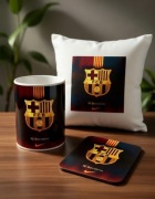 FC Barcelona zestaw kibica prezent poduszka kubek podkladka pod mysz