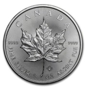 Srebrna moneta Kanadyjski Liść Klonowy 1oz (31,1g)  999,9Ag 