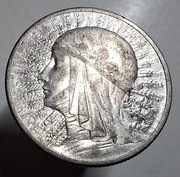 Srebrna moneta 2 zł 1934 Głowa kobiety Polonia