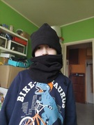 Czapka zimowa z kominem męska. 