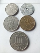 Greckie zestaw  (n.1) drachmy 1969 - 1992