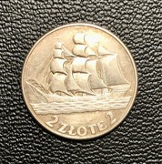 2 zł zł 1936 Żaglowiec