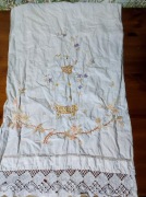 Ręcznik ozdobny ręcznie haftowany 125x45