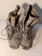 Botki skórzane wiosenne BADURA 