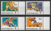 AITUTAKI COOKA - MŚ ESPANA 1982 - PIŁKA NOŻNA - MUNDIAL - CZYSTE **