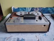 Magnetofon szpulowy PRL Unitra ZK 147, nowe paski