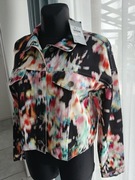 Kurtka katana narzuta wielokolorowa na guziki Bershka rozmiar M 38