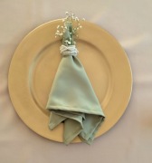 Serweta pistacja oliwka serwety wynajem bankietowe bankietówki materiałowe