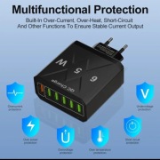 Ładowarka do telefonu 6w1 Multi ładowarka 6w1