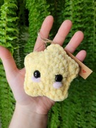 Breloczek gwiazdka zrobiona na szydełku, amigurumi, uroczy dodatek