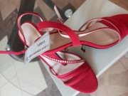 Buty sandały na szpilce z ccc rpzmiar 40