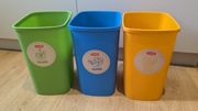 Kosze na śmieci (do segregacji) Curver Eco Friendly 3x9L