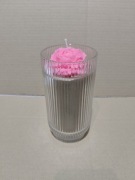 Świeca kwiatek wysoka 