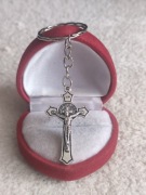 Brelok krzyż breloczek do kluczy brelok z krzyżem zawieszka krzyżyk