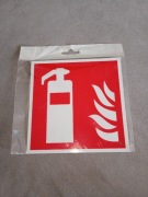 znak tabliczka oznakowanie ppoż inf. gaśnica 15x15cm nowa