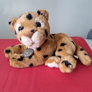 Vinted maskotka siedzący lampart tygrys pantera duża