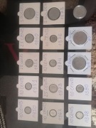 monety od 10 cents do 2 guldenow holandia