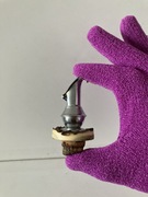 korek do wina zdobiony kawałkiem POROŻA - KOŚCI, lekka rdza