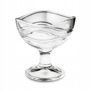 Szklany pucharek do deserów pucharki do lodów , krem NA SZTUKI