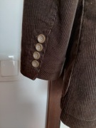 Męska marynarka ciemny brąz czekolada rozmiar S/M 46