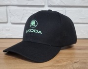 Czapka z daszkiem Skoda czarna
