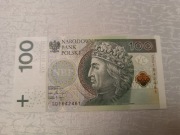 Banknot 100 zł RADAR UNC GD 1642461