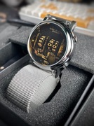 Zegarek męski kwarcowy z mechanizmem bębenkowym steampunk cyberpunk