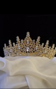Tiara, diadem złoto, blask 