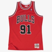 MITCHELL & NESS CHICAGO BULLS DENNIS RODMAN 1997 JERSEY SCARLET L
