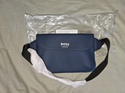 NERKA HUGO BOSS PARFUMS WAIST POUCH GRANATOWA SASZETKA 19X28CM
