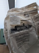 Zaremba off-white selvedge jeans