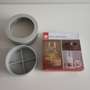 Forma Silikonowa do Odlewów, 3D Forma, Pojemnik Dekoracyjny Domki, Rayher