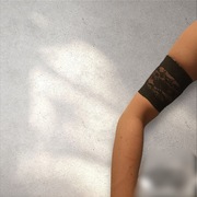 Koronkowa Opaska handmade na ramię dla diabetyka do czujnika glukozy XS 