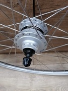KOŁO 28 PRZÓD ALU SHIMANO Z PRĄDNICĄ 3W 6V HAMULEC TARCZOWY CENTERLOCK