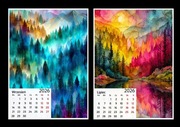 Kalendarz 2026 Magiczny Las 13x18 cm