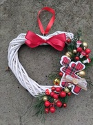 Wianek świąteczny bożonarodzeniowy sztuczny 