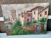 Irena Zolich obraz olejny Asyż 