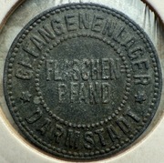 20 Pfennigs DARMSTADT Gefangenenlager FLASCHENPFAND