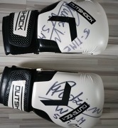 Rękawice bokserskie z autografem 