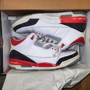 Buty AIR JORDAN III Retro FIRE RED Roz. 45  US 11 OKAZJA Vintage