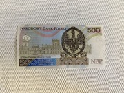 Banknot 500 zł RADAR 9993999 2017! UNC 