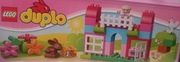 Lego duplo domek z dziewczynką i zwierzątkami.  