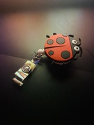 Uchwyt na identyfikator w kształcie biedronki