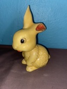 Żółty królik porcelanowy Goebel figurka 17 cm