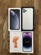 Pudełka po iPhone’ach 6s, Xr, 11 Pro Max, 14 Pro