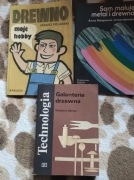 zestaw książek o obróbce drewna 
